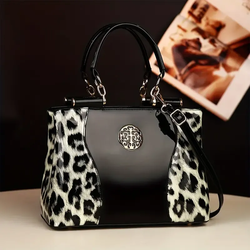 Women's Leopard Handbags In Colors