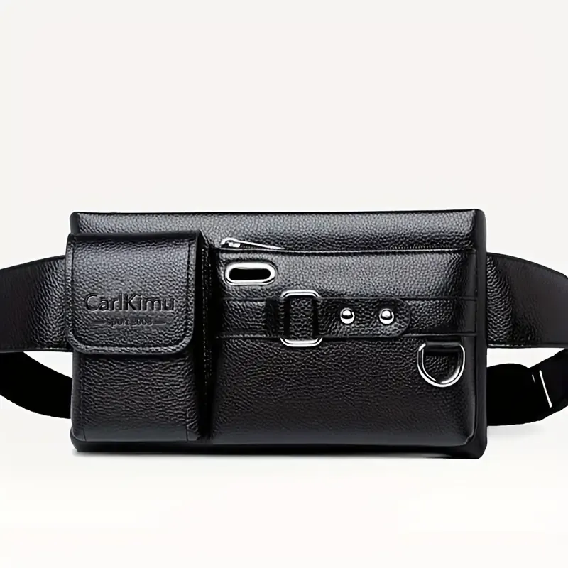 [CarlKimu] Black Crossbody Bag In 2 Color