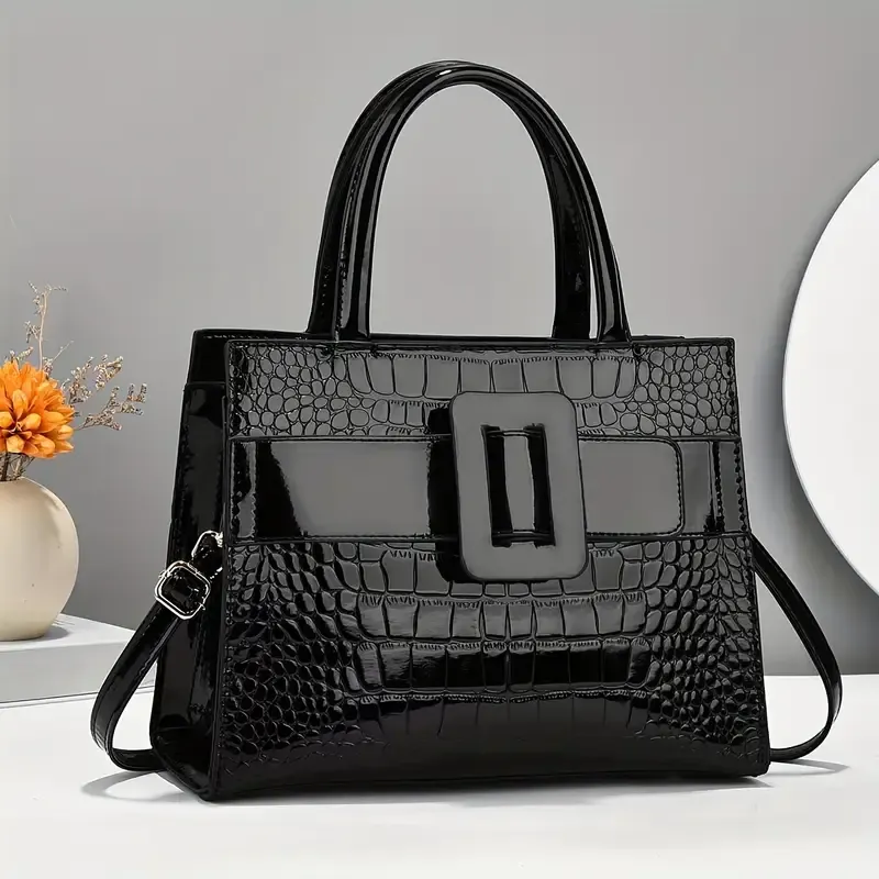 Women's Sharp Crocodile Pattern Handbags In 7 Colors
