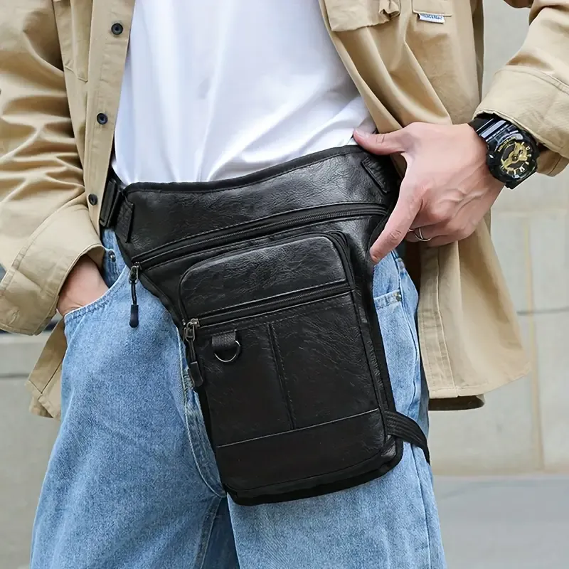 Unisex Crossbody Bag, Multiple Compartments  In 3 Colors