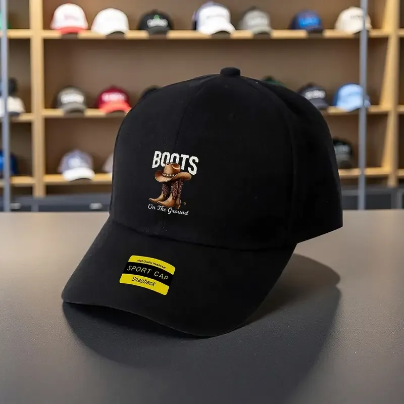 Unisex "Ground Boots On The Ground" Caps In 10 Colors