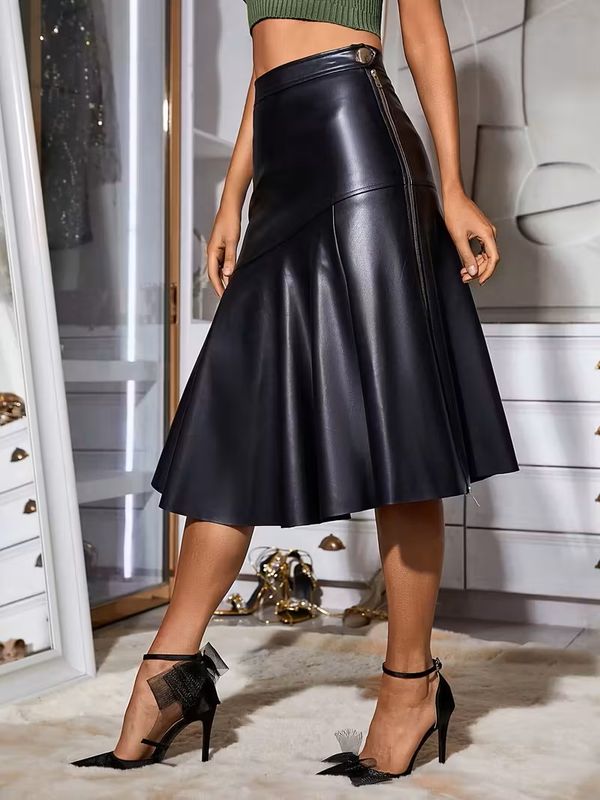 Women's Luxury Pencil Skirt with Structured Fit In 2 Colors
