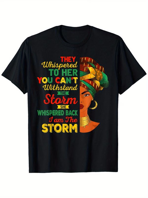 Women's "I Am The Storm' Black History Month T-Shirt