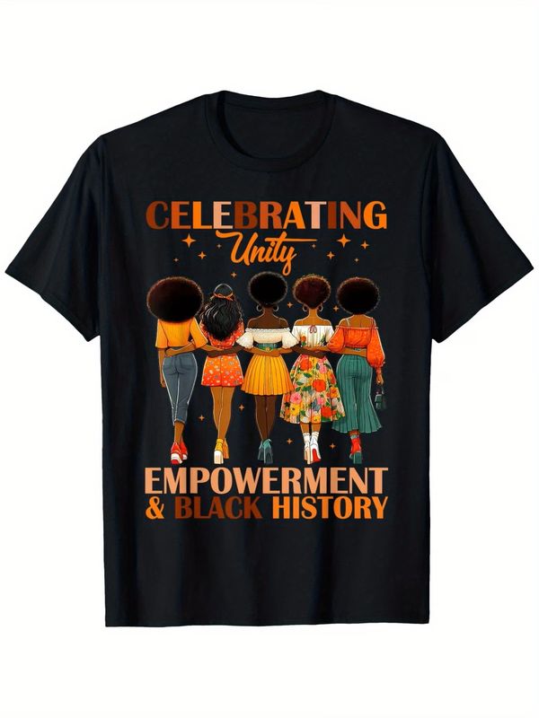 Unisex Celebrating Unity Empowerment And Black History Month Women T-Shirt,