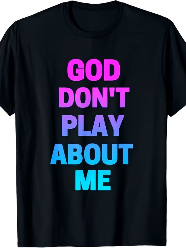 Women & Men'sDon't Play about Me Christian Love Faith T-Shirt