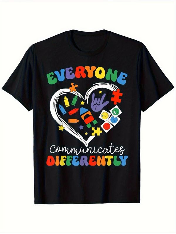 Awareness T-Shirts--magnetic patches and hand symbols design