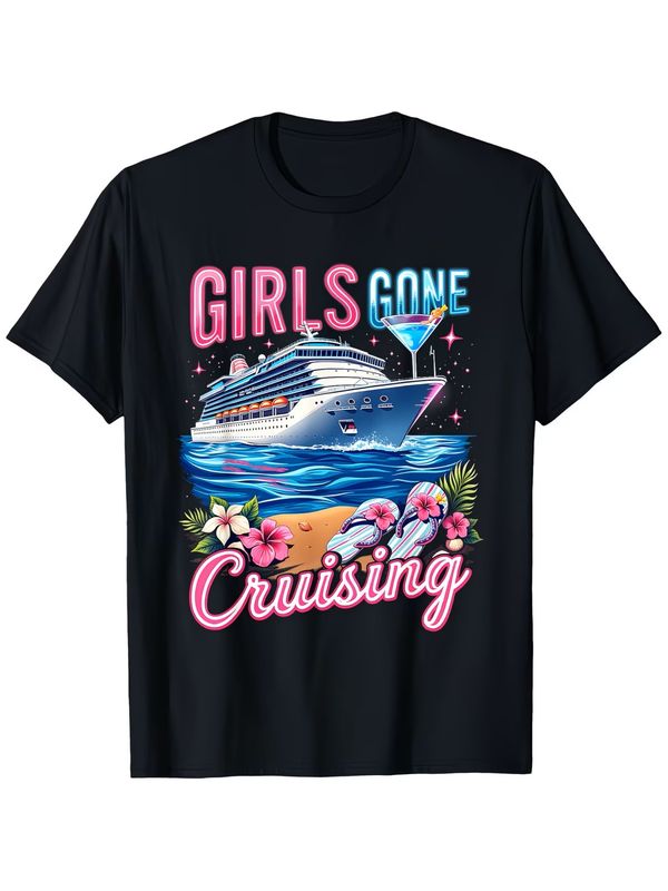 Lightweight Girls Gone Cruising Graphic T-Shirt