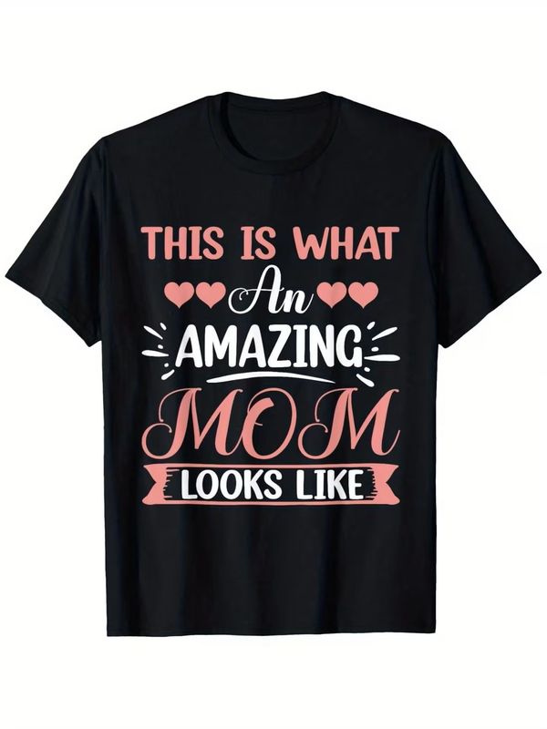 ​Curvey Women's "What an Amazing Mom Looks Like " T-Shirt