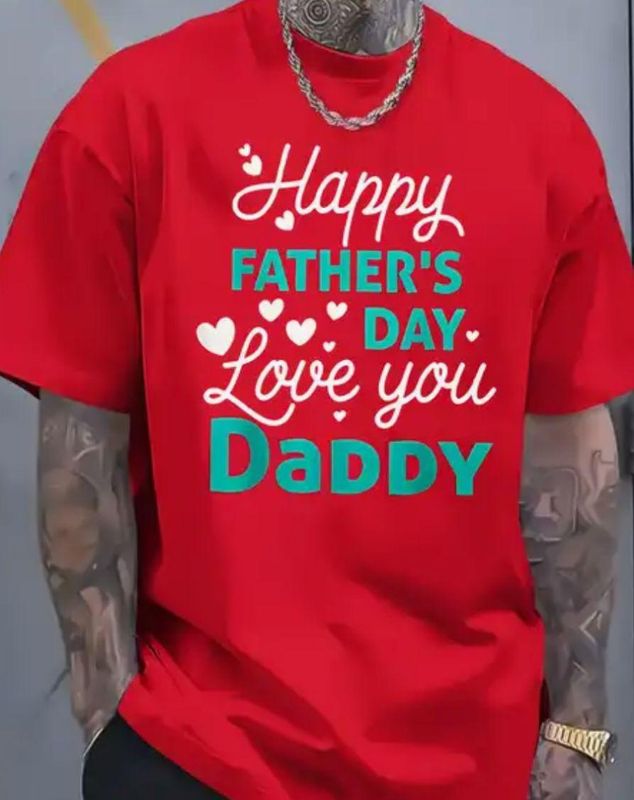 Men's Happy Father's Day Graphic Tee sizes S-3X