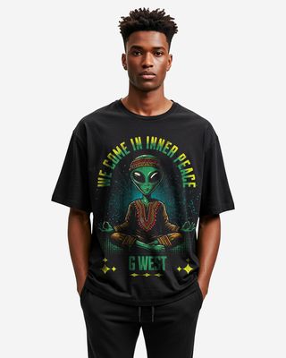 G WEST WE COME IN INNER PEACE TEE