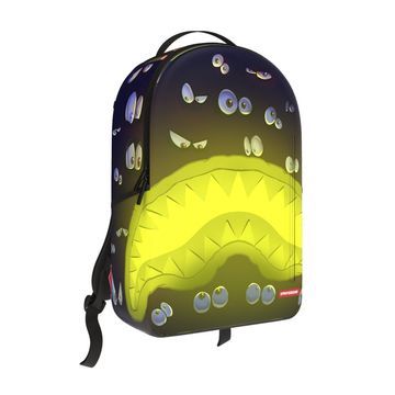 sprayground EYES ON YOU GLOW IN THE DARK EFFECT DLXR BACKPACK