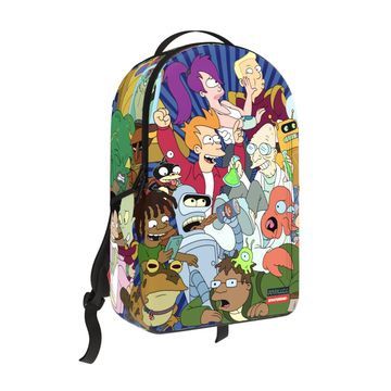 sprayground CRAMMED FUTURAMA DLXR BACKPACK