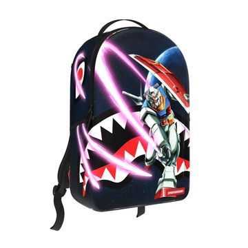 sprayground GUNDAM SLASHED SHARK 1 DLXR BACKPACK