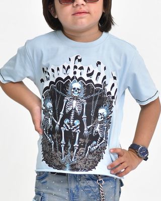 ELITE Locked In Rhinestone Cropped Kids Tee