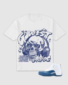G WEST SKULLY BEATS TEE