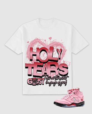 G WEST RHINESTONE HOLY TEARS TEE