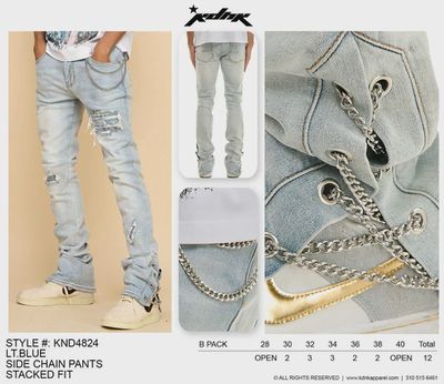 KDNK SIDE CHAIN JEAN