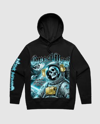 G WEST RHINESTONE ASTRO GHOST HOODIE