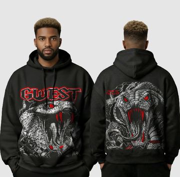 G WEST RHINESTONE VENOM STRIKE HOODIE