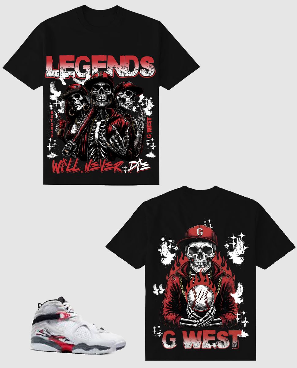 G WEST I LOVE MY GAME TEE