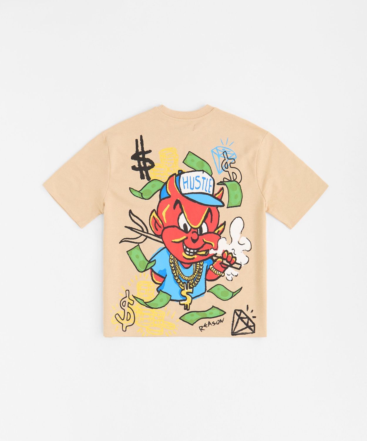 REASON CLOTHING Grindin Heavy Terry Tee