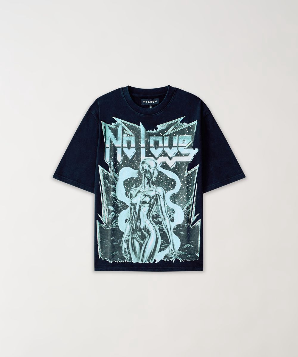 REASON CLOTHING No Love Washed Tee