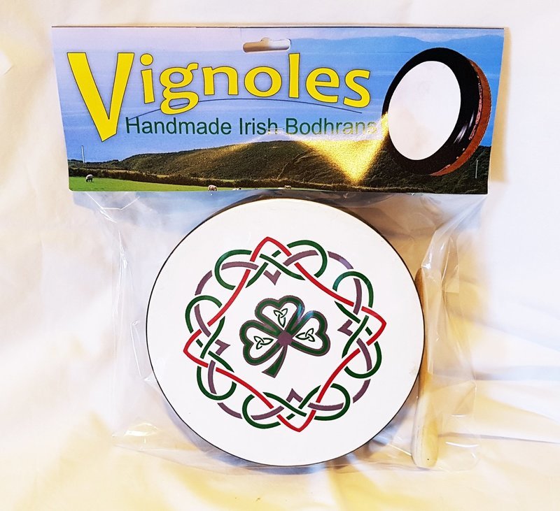 8 inch Shamrock Bodhran