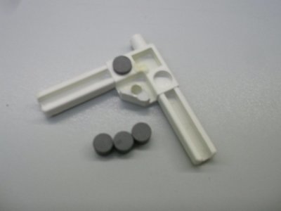 Insektenschutz Ersatzteil 3 Stk Rund Magnet für PVC Eckverbinder