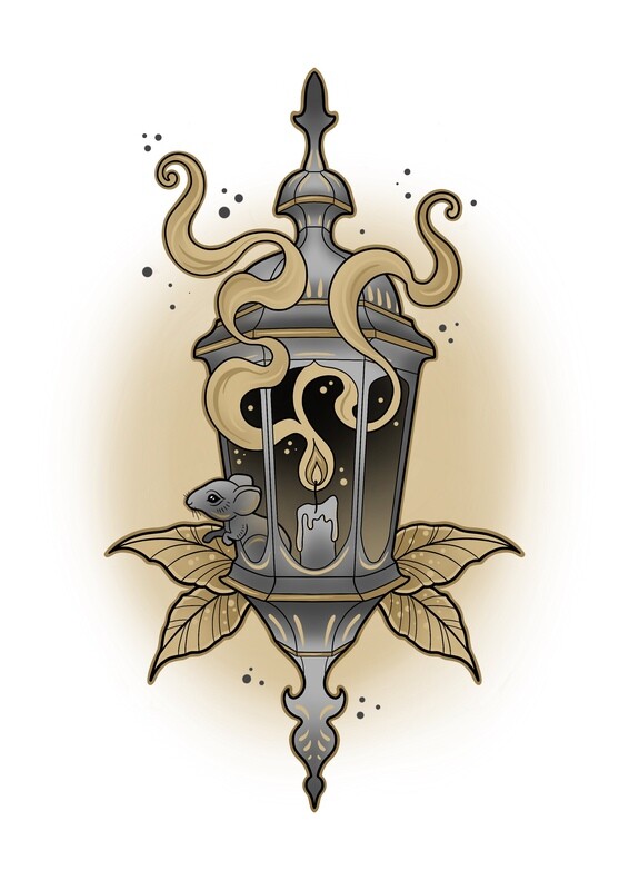Lantern Mouse A5 Print