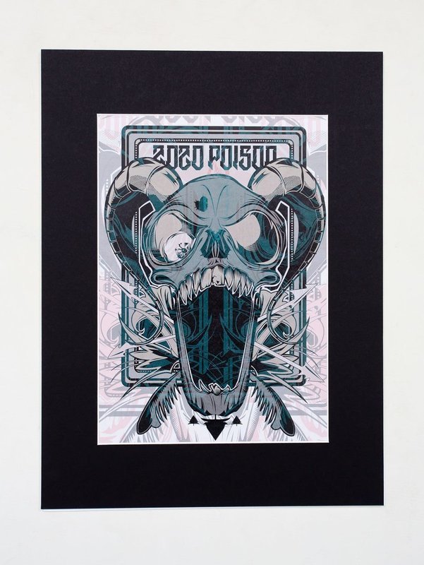 ZoZo Poison A4 Print (16x12&quot; mount)
