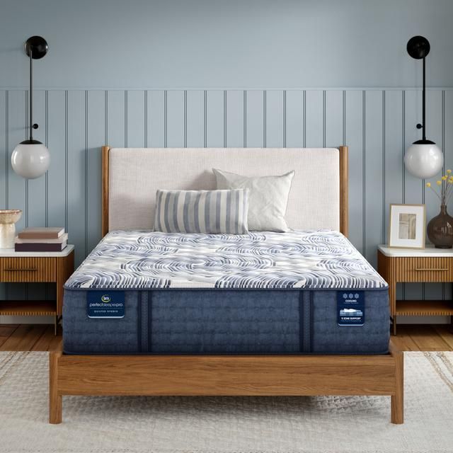 Perfect Sleeper Pro Geneva 13.5" Latex Hybrid Firm Mattress -Queen