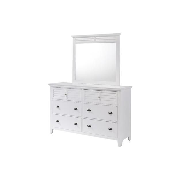 Cottage Bay White Mirror