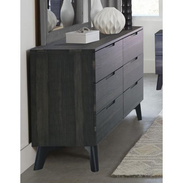 Mid Century Grey Dresser