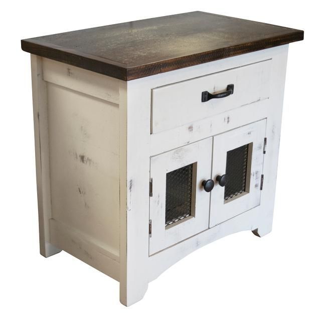 Mesh Nerowhite/rodeo Nightstand Mesh Nerowhite/rodeo Nightstand