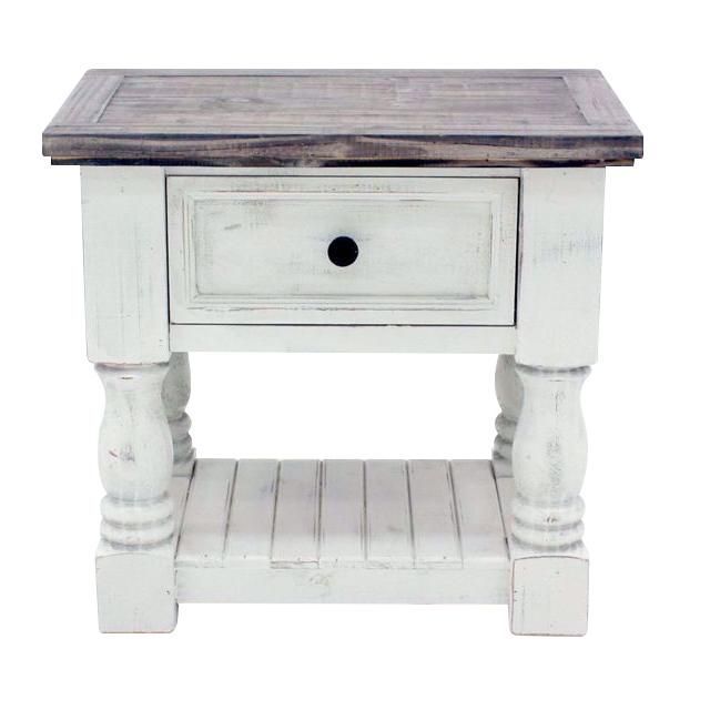 Maria Nero White/ash Nightstand Maria Nero White/ash Nightstand