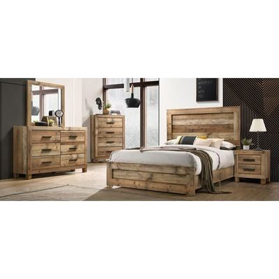 Salt Creek Sand Queen Bed, Dresser, Mirror