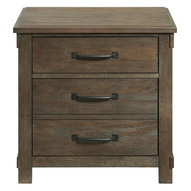 Scott Chocolate Nightstand W/usb