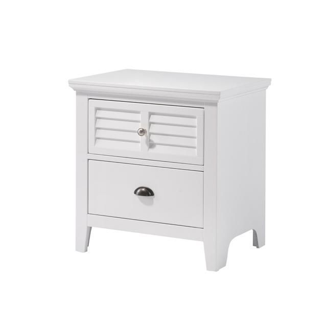 Cottage Bay White Nightstand