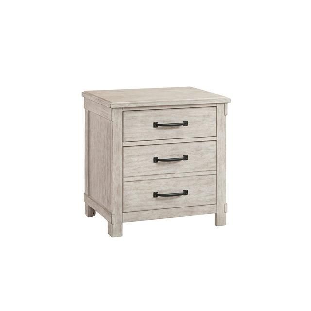 Scott White Nightstand W/usb Scott White Nightstand W/usb