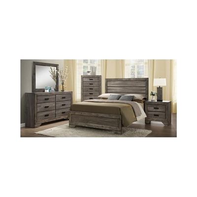 Nathan Queen Bed, Drive, Mirror