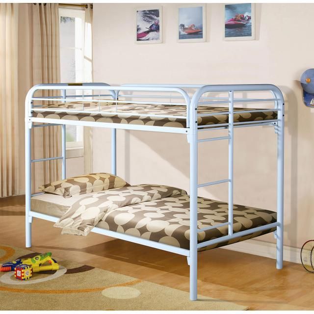 White Twin/twin Bunkbed White Twin/twin Bunkbed