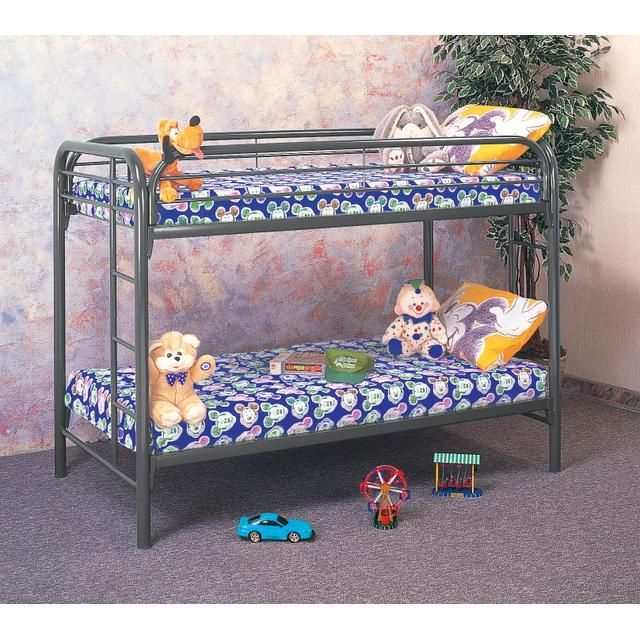 Grey Twin/twin Bunkbed Grey Twin/twin Bunkbed