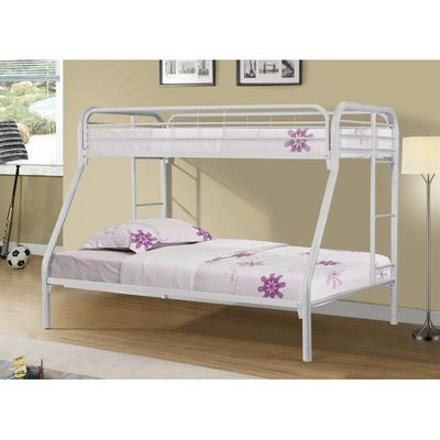 White Twin/full Bunkbed