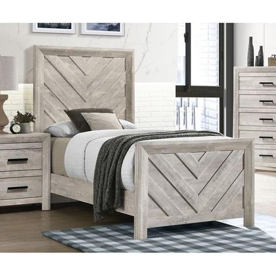 Ellen White Twin Bed