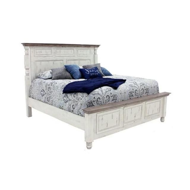 Maria Nero White/ash King Bed Maria Nero White/ash King Bed