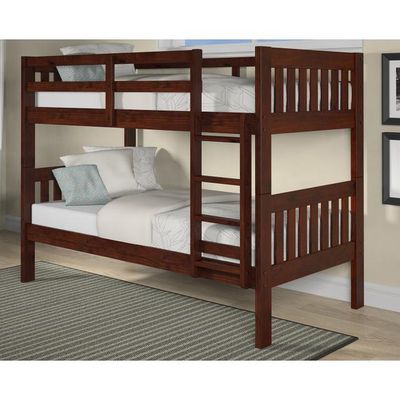 Chocolate Twin/twin Complete Bunkbed