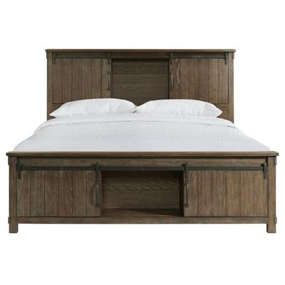 Scott Chocolate King Storage Bed