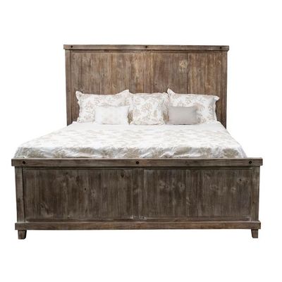 Industrial Barnwood King Bed