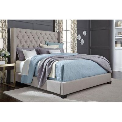 Westerly Light Grey King Bed