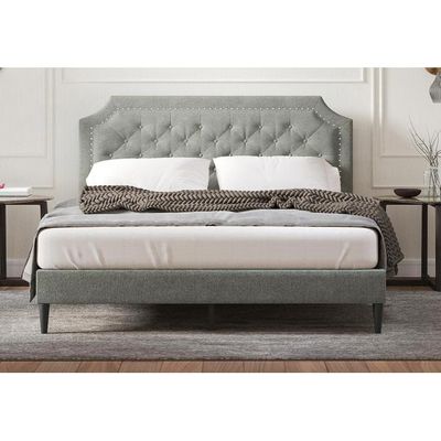 Hanfield Stone King Bed